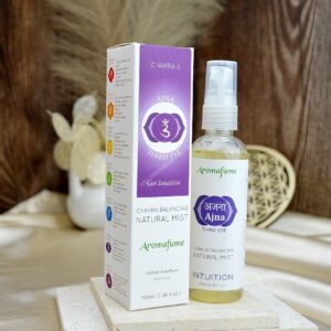 AURA Sprej 6. ČAKRA / AJNA-Tretie Oko (Intuícia, Poznanie, Múdrosť, Ľahkosť)