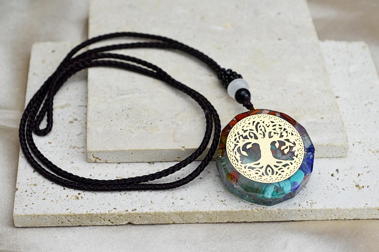 Orgonitový energetický čakrový Amulet STROM ŽIVOTA (Ochrana, Harmónia, Energia) – Obrázok 3