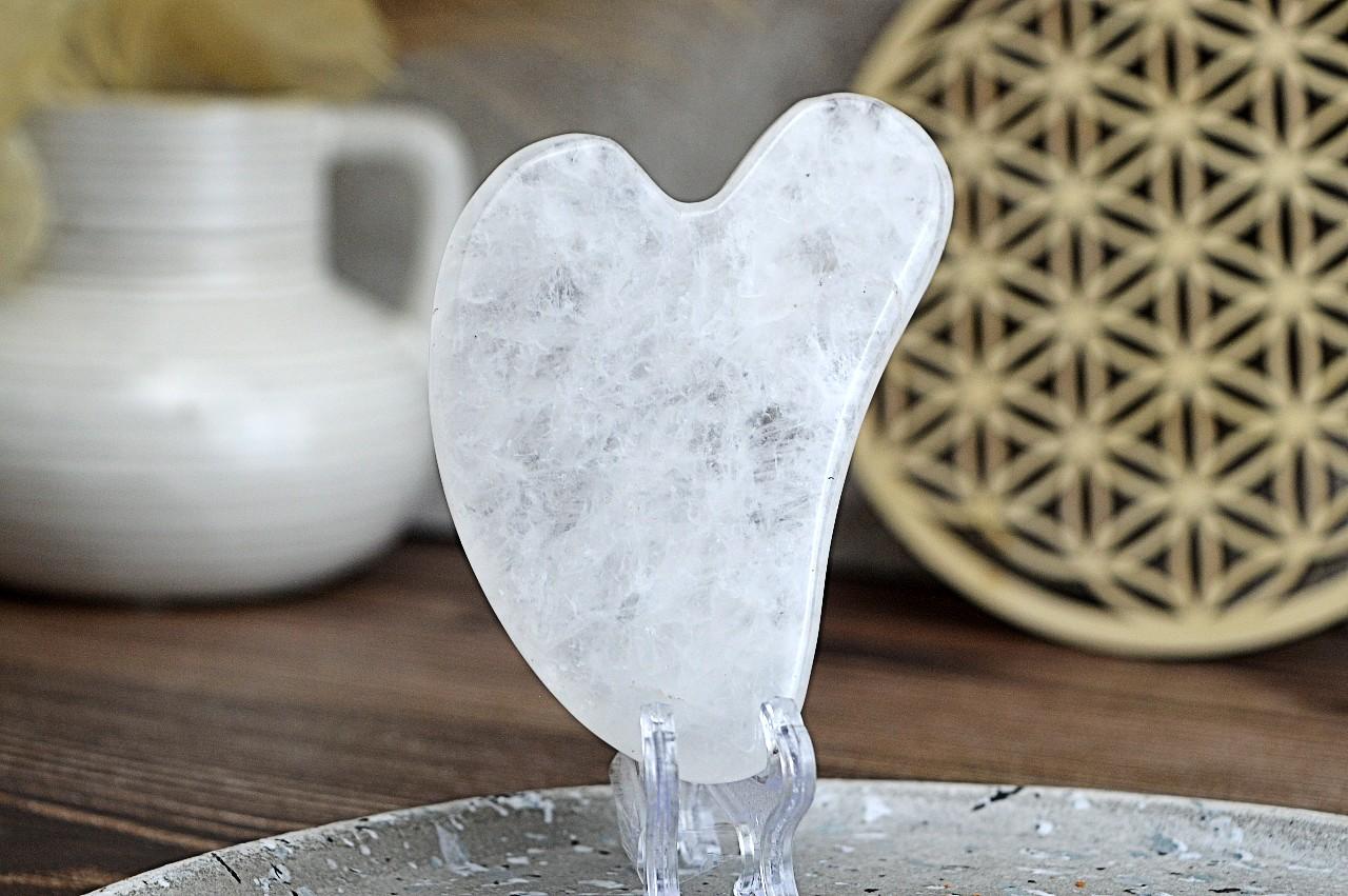 Masážny kameň Gua-Sha KRIŠTÁĽ