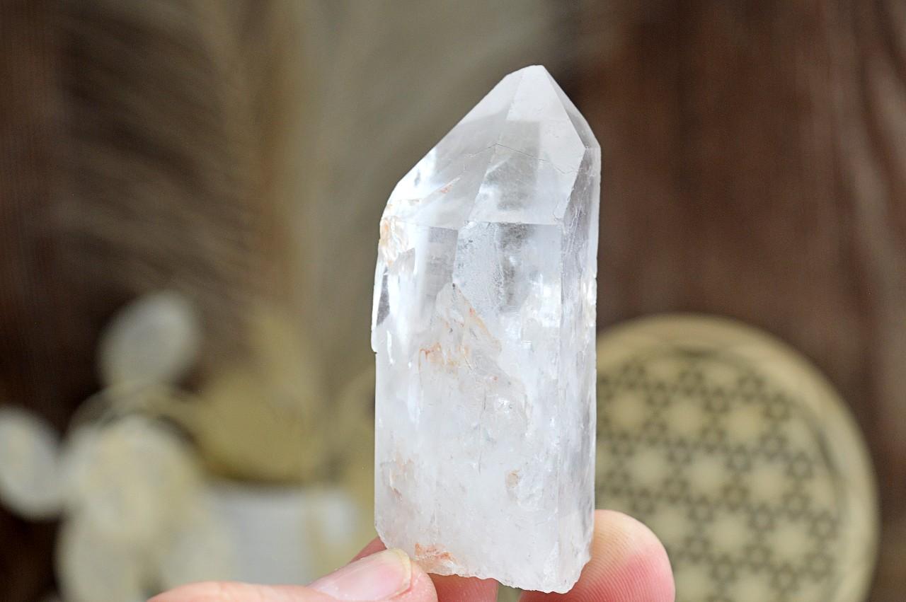 Surový KRIŠTÁĽOVÝ špic/ hrot #6- Svetlo na Zemi, Majster liečiteľ, Manifestovanie, Sila, Energia