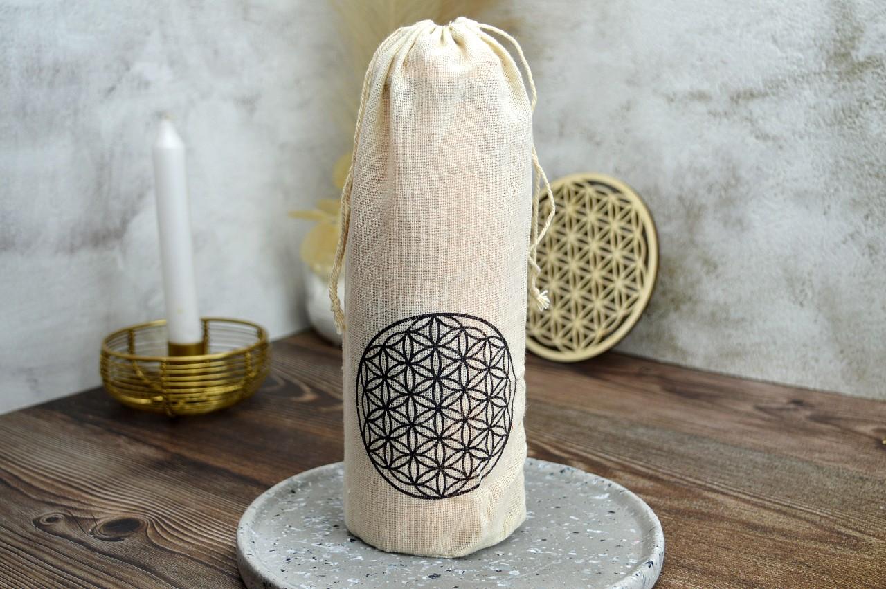 MEDENNÁ FLAŠA na vodu KVET ŽIVOTA 700ml – Obrázok 3