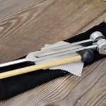 Terapeutická Ladička 128HZ So Závažím+ AKTIVÁTOR A OBAL - Pre relaxáciu a aktiváciu blúdivého nervu