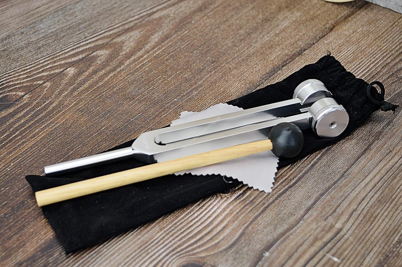 Terapeutická Ladička 128HZ So Závažím+ AKTIVÁTOR A OBAL - Pre relaxáciu a aktiváciu blúdivého nervu – Obrázok 2