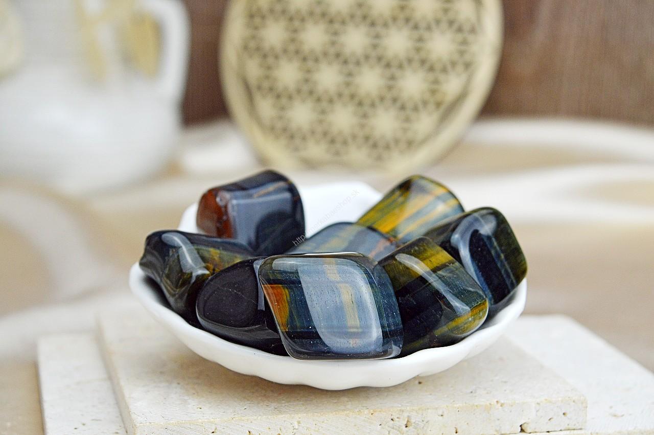 Kamienky SOKOLIE OKO- Hojnosť, Tretie oko, Sebadôvera, Mierni Migrény, Posilňuje zrak