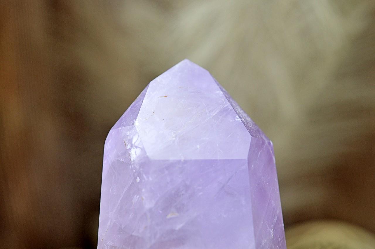Generátor/obelisk AMETYST CHANELING #2 - Božskosť, Intuícia, Rovnováha, pokojný Spánok – Obrázok 3