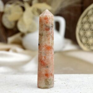 Generátor/Obelisk SLNEČNÝ KAMEŇ #1– Hojnosť, Radosť, Vitalita, Energia, Kreativita, zaháňa Depresie