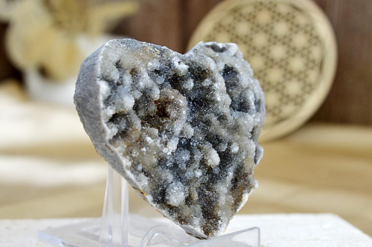 SRDCE Drúza KALCIT #1 Zosilnenie Energie, Radosť, Sexualita, Kreativita, Energia, Liečenie vzťahov