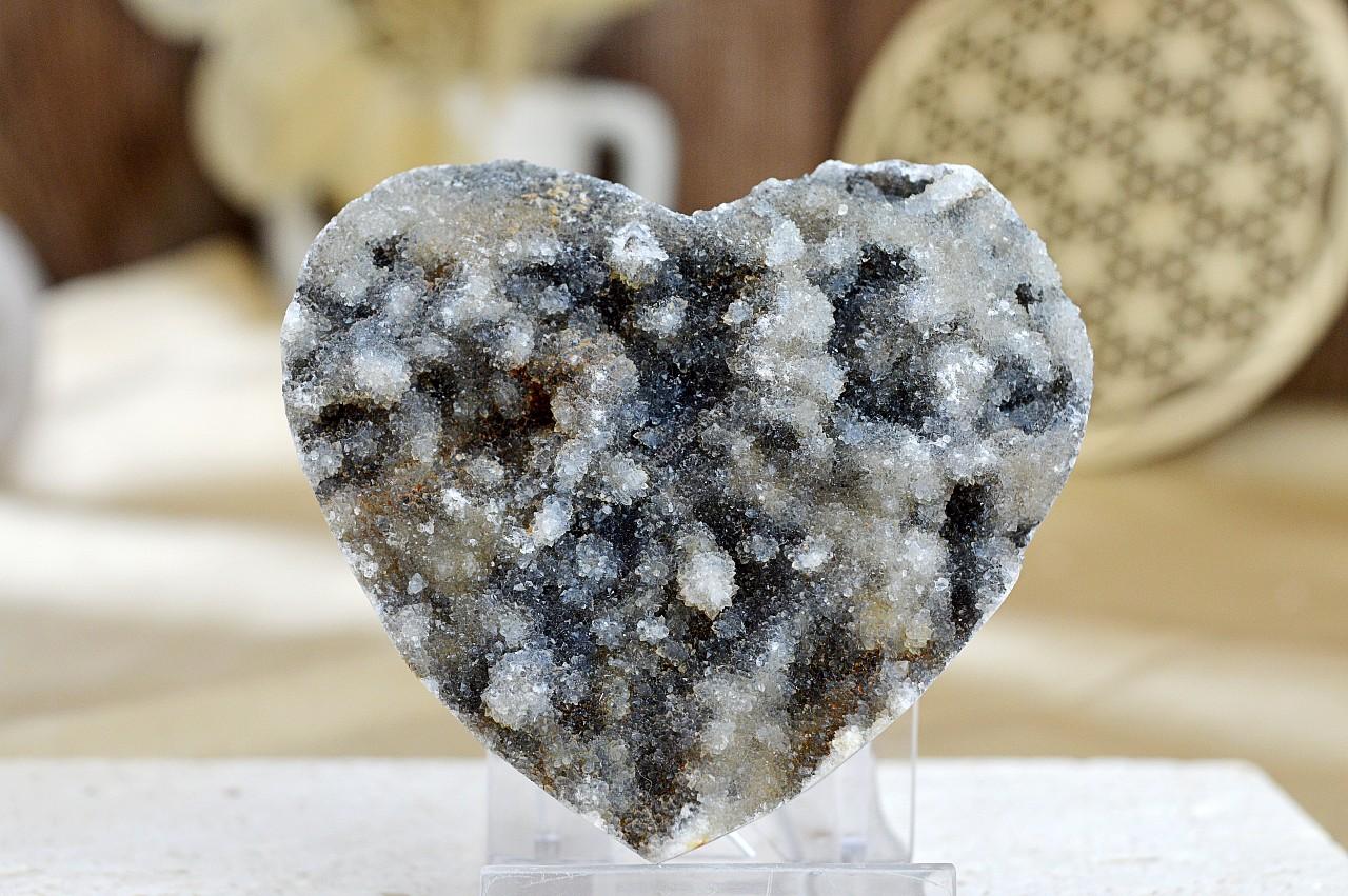 SRDCE Drúza KALCIT #1 Zosilnenie Energie, Radosť, Sexualita, Kreativita, Energia, Liečenie vzťahov – Obrázok 2