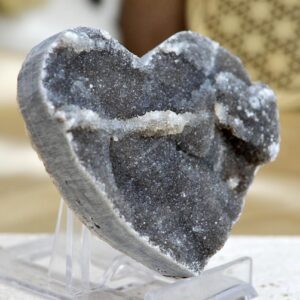 SRDCE Drúza KALCIT #4 Zosilnenie Energie, Radosť, Sexualita, Kreativita, Energia, Liečenie vzťahov