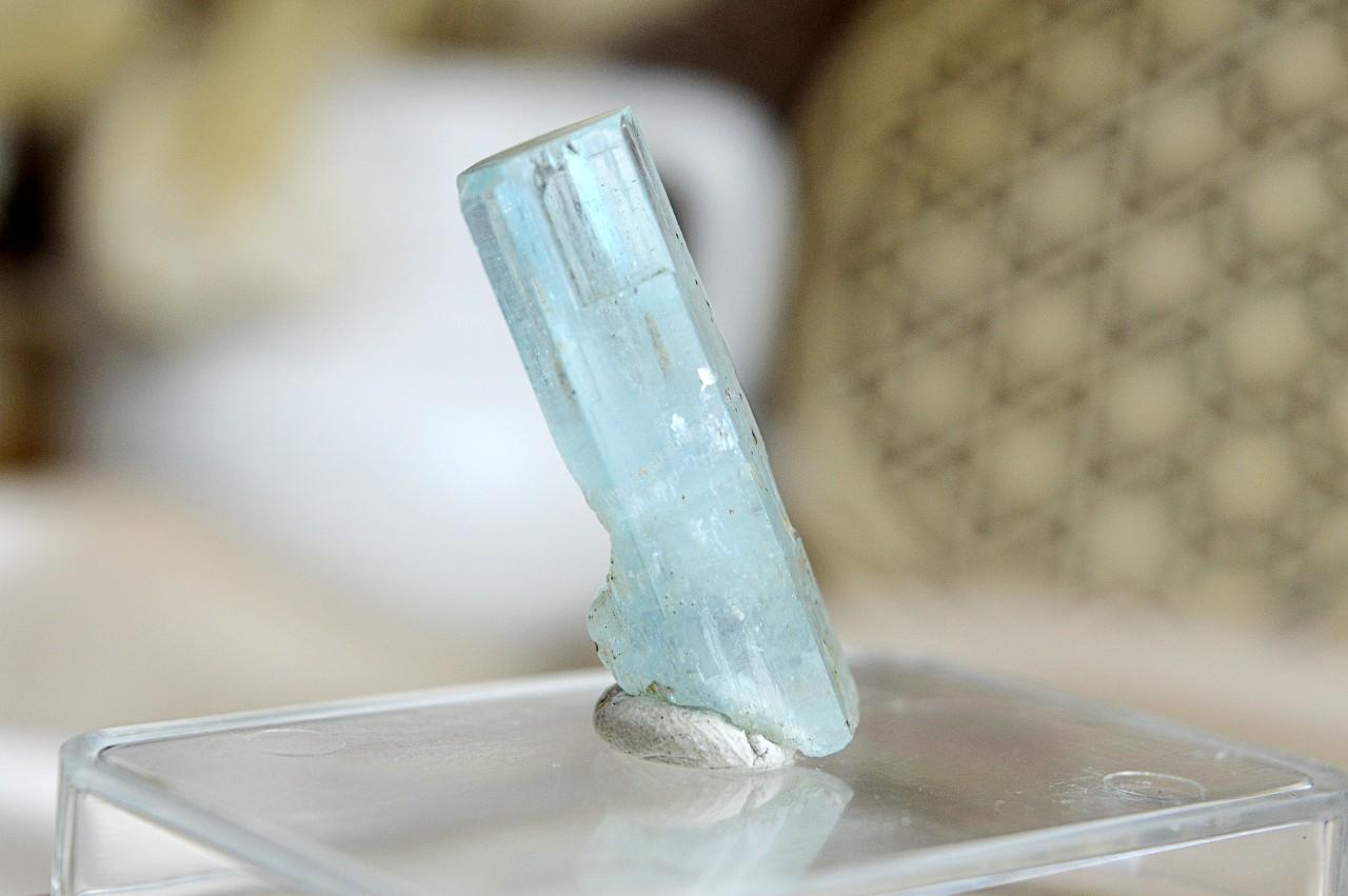 Prírodný Kryštál AKVAMARÍN #2 – Energetický štít Aury, Upokojenie, Komunikácia, Uvoľnenie starých vzorcov – Obrázok 2