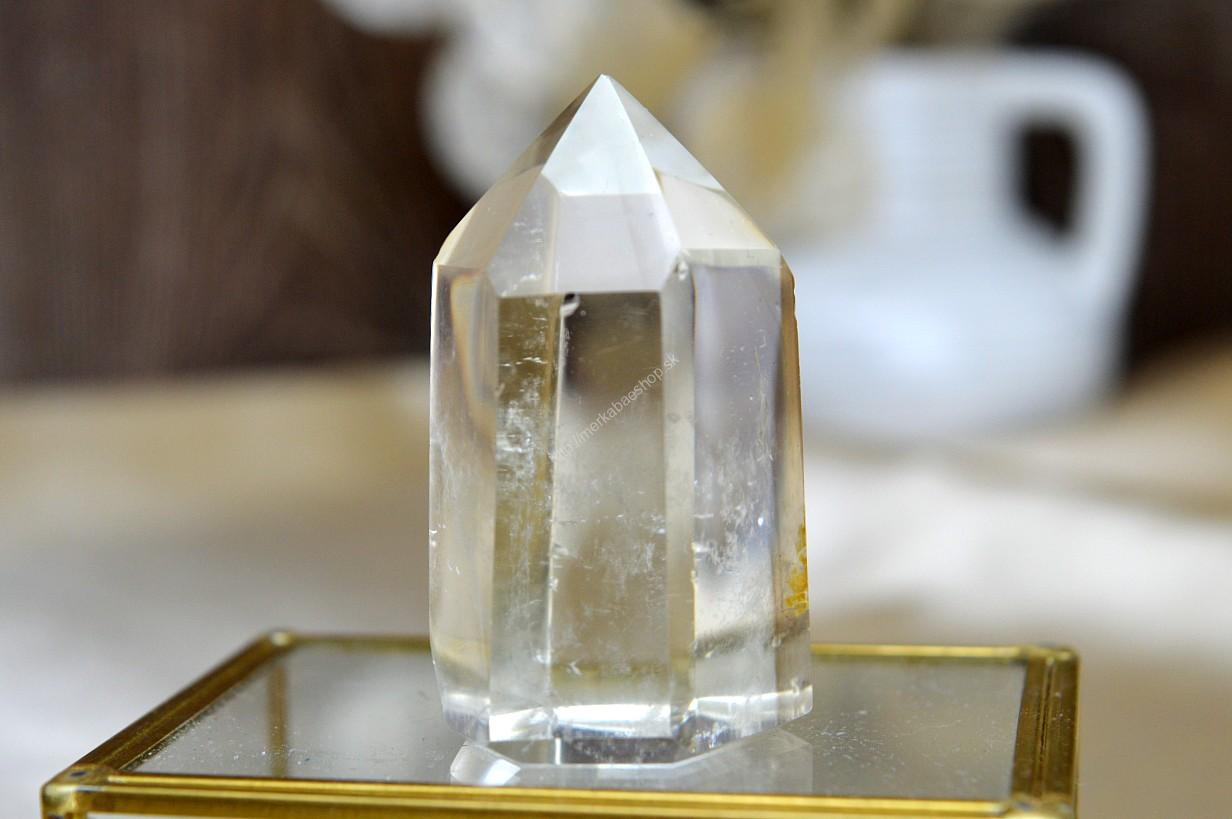 Prírodný generátor/obelisk z CITRÍNU #2- Hojnosť, Radosť, Šťastie, Zdravé trávenie, Znižuje Strach a Obavy