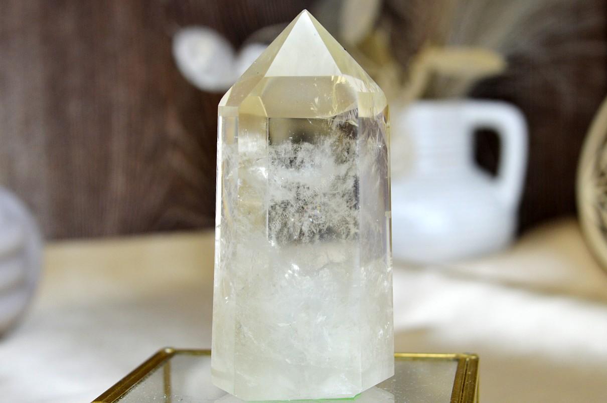 Prírodný generátor/obelisk z CITRÍNU #1- Hojnosť, Radosť, Šťastie, Zdravé trávenie, Znižuje Strach a Obavy