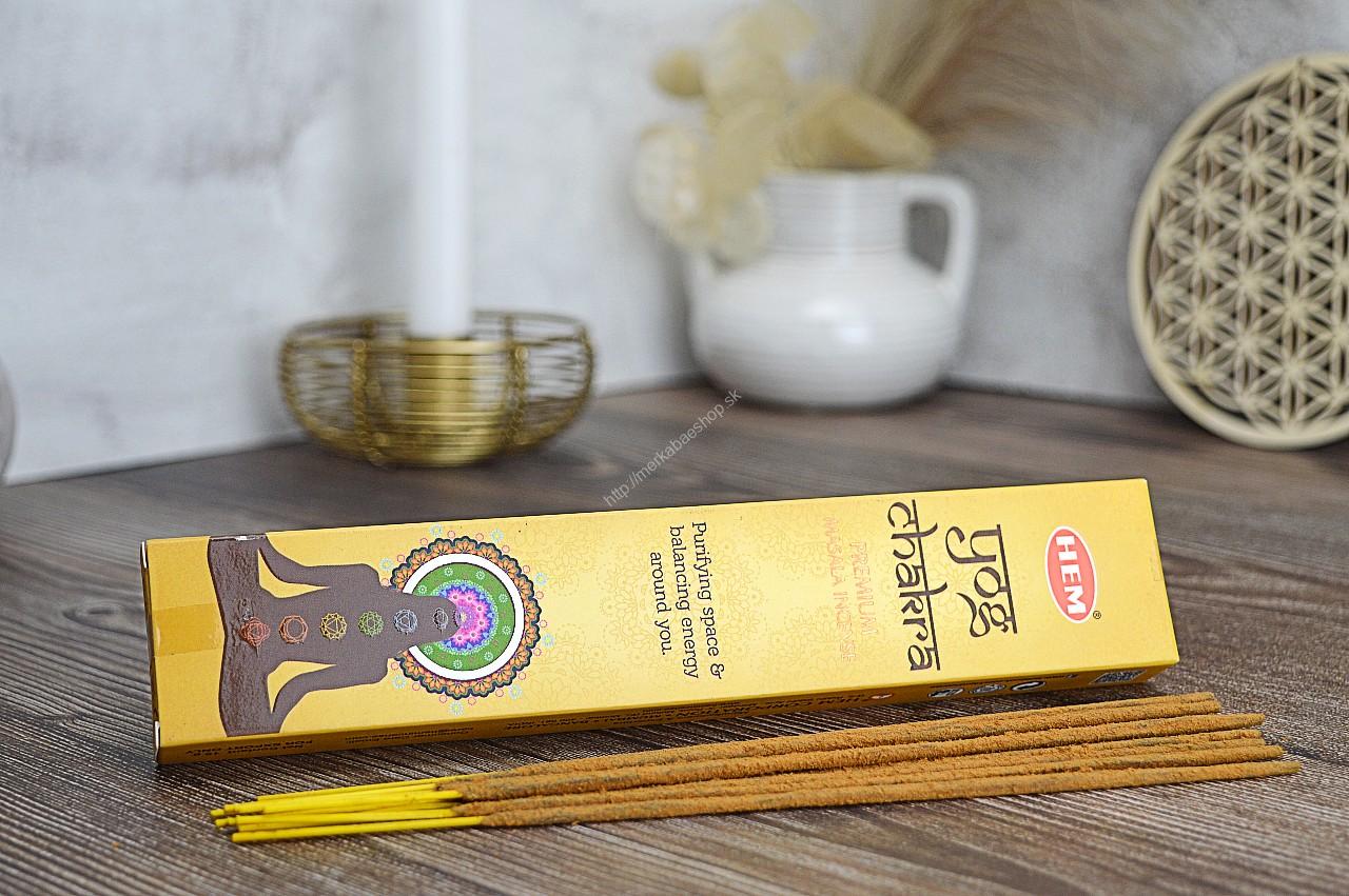 Vonné tyčinky - HEM premium masala YOGA CHAKRA