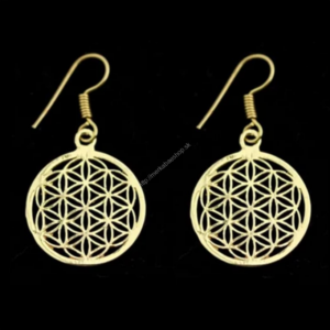 Náušnice Kvet Života - Zlaté