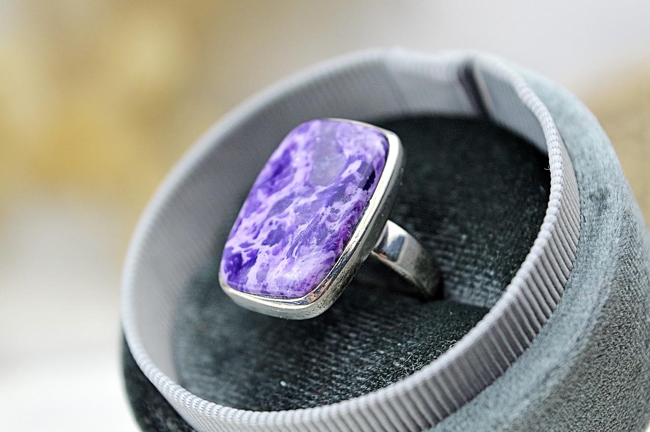 Prsteň ČAROIT #1 Ag925/1000 – Intuícia, Ochrana, Vysoko spirituálna energia, Nadstavenie Hraníc