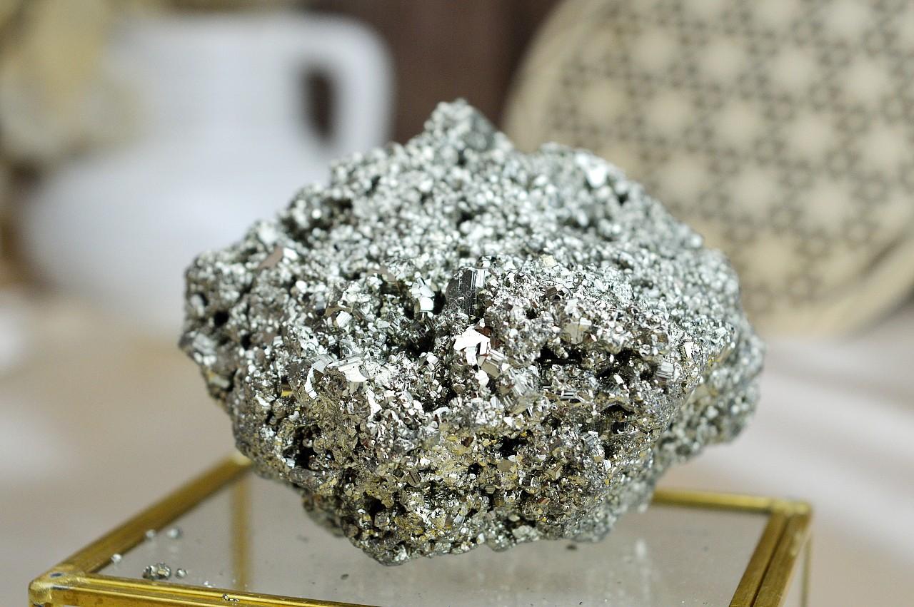 PYRITOVÁ drúza #5 Hojnosť, Šťastie, Ochrana, Manifestácia – Obrázok 3