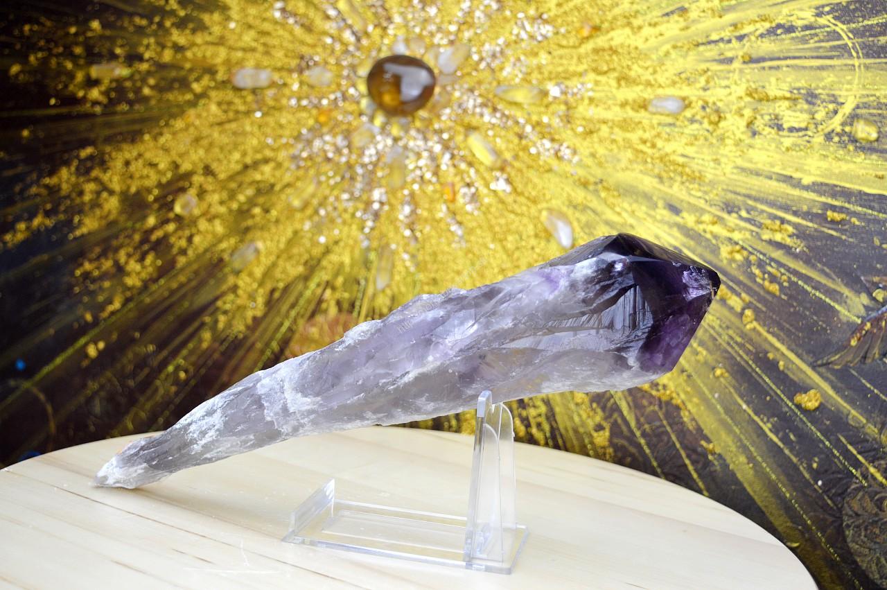 AMETYSTOVÉ Žezlo/ Dračí Zub Fantóm #2 -31cm-Hlboké uzdravenie Duše AAA Kvalita