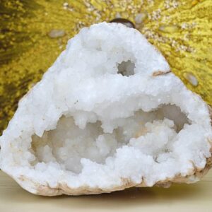 KRIŠTÁĽOVÁ geóda #4 - 4,85kg - Svetlo na Zemi, Majster liečiteľ, Manifestovanie, Sila, Energia