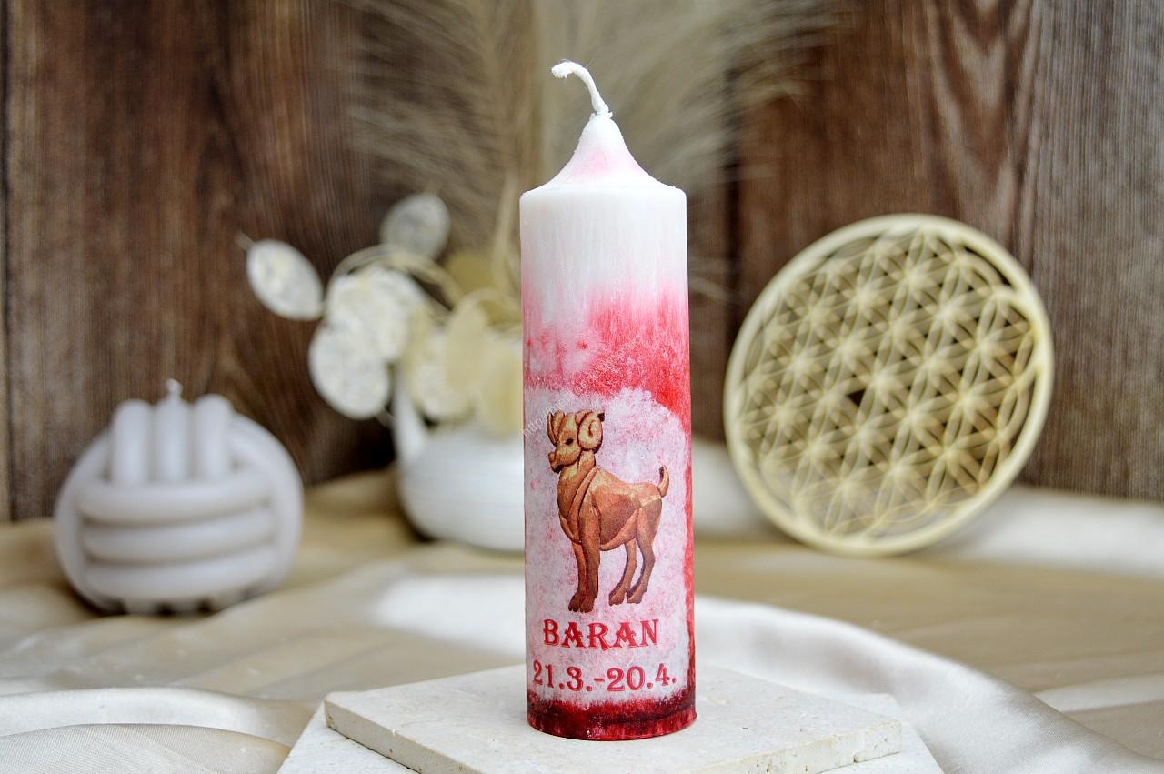 Sviečka Astrologického znamenia BARAN