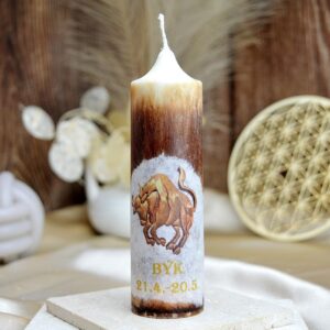 Sviečka Astrologického znamenia BÝK