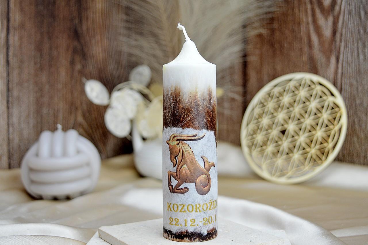 Sviečka Astrologického znamenia KOZOROŽEC