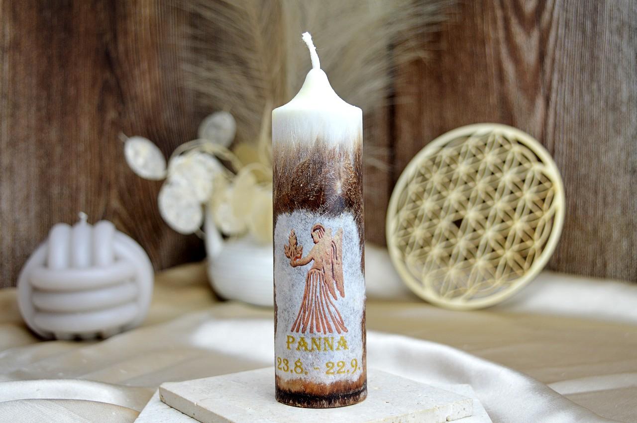 Sviečka Astrologického znamenia PANNA