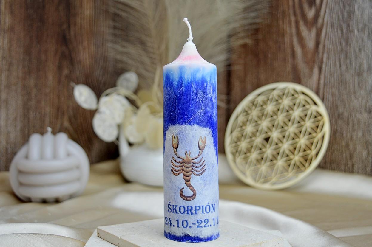 Sviečka Astrologického znamenia ŠKORPIÓN