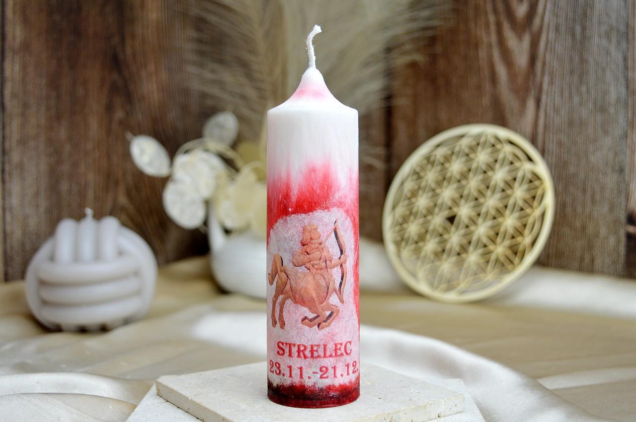 Sviečka Astrologického znamenia STRELEC