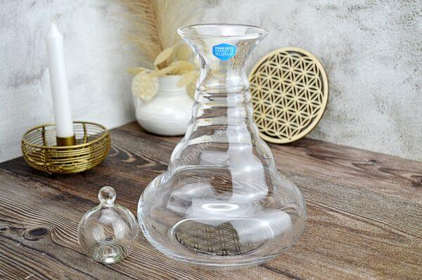Harmonizačná Karafa na vodu s PLATINOVÝM KVETOM ŽIVOTA Alladin 1300ml - Image 3