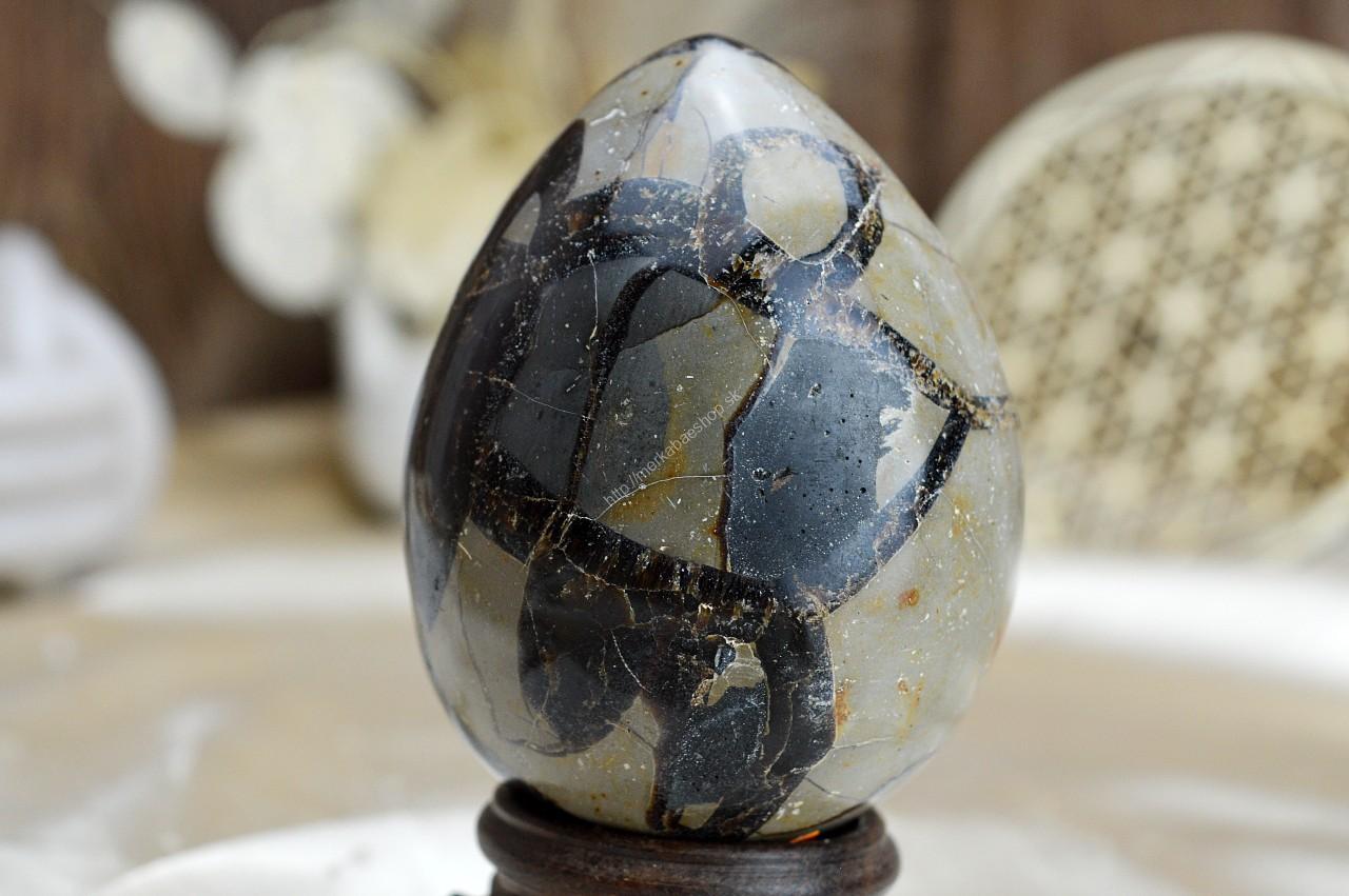 Geóda dračie vajce SEPTÁRIA #16 Odvaha, Sebaistota, Hojnosť, Ochrana, Premena, Uzemnenie, Solar plexus – Obrázok 2