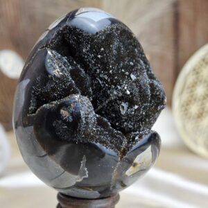 Geóda dračie vajce SEPTÁRIA #2 -1,52kg-Odvaha, Sebaistota, Hojnosť, Ochrana, Premena, Uzemnenie, Solar plexus