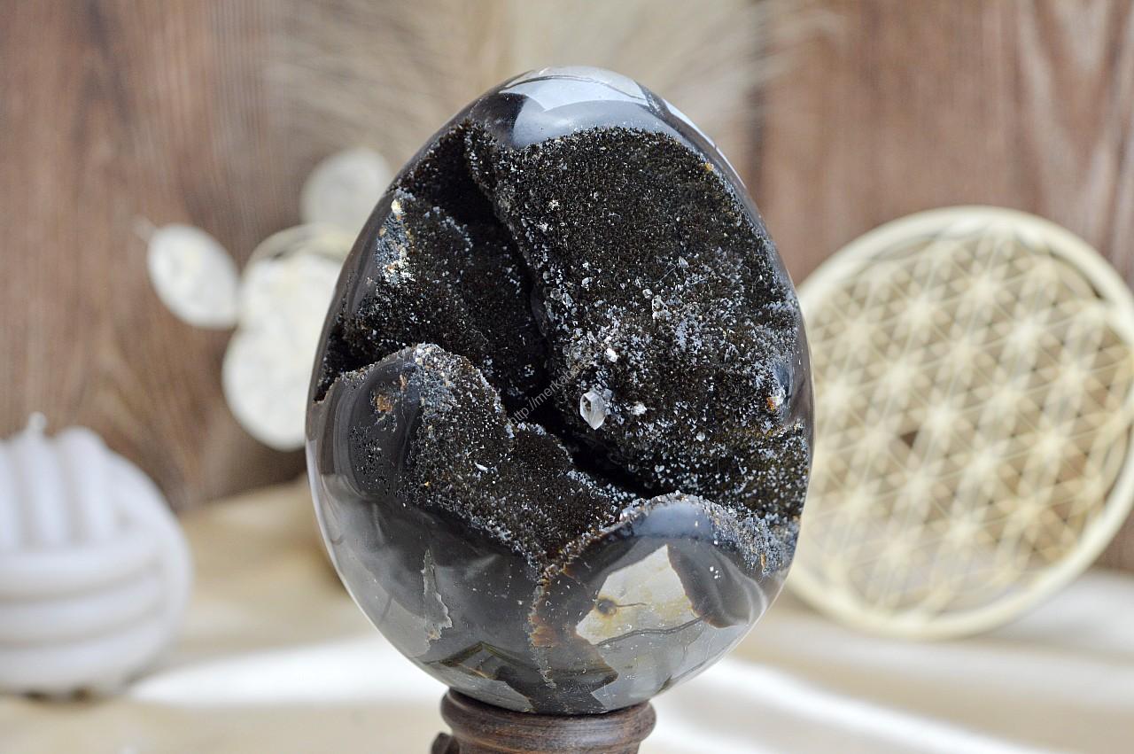 Geóda dračie vajce SEPTÁRIA #2 -1,52kg-Odvaha, Sebaistota, Hojnosť, Ochrana, Premena, Uzemnenie, Solar plexus – Obrázok 2