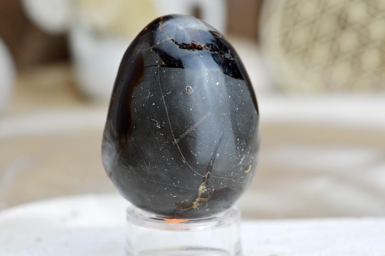 Geóda dračie vajce SEPTÁRIA #21 Odvaha, Sebaistota, Hojnosť, Ochrana, Premena, Uzemnenie, Solar plexus