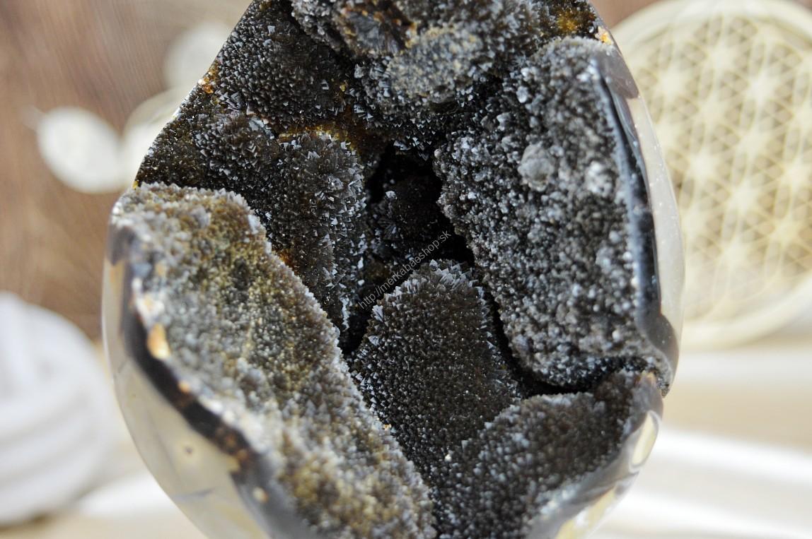 Geóda dračie vajce SEPTÁRIA #4 -1,23kg-Odvaha, Sebaistota, Hojnosť, Ochrana, Premena, Uzemnenie, Solar plexus – Obrázok 5