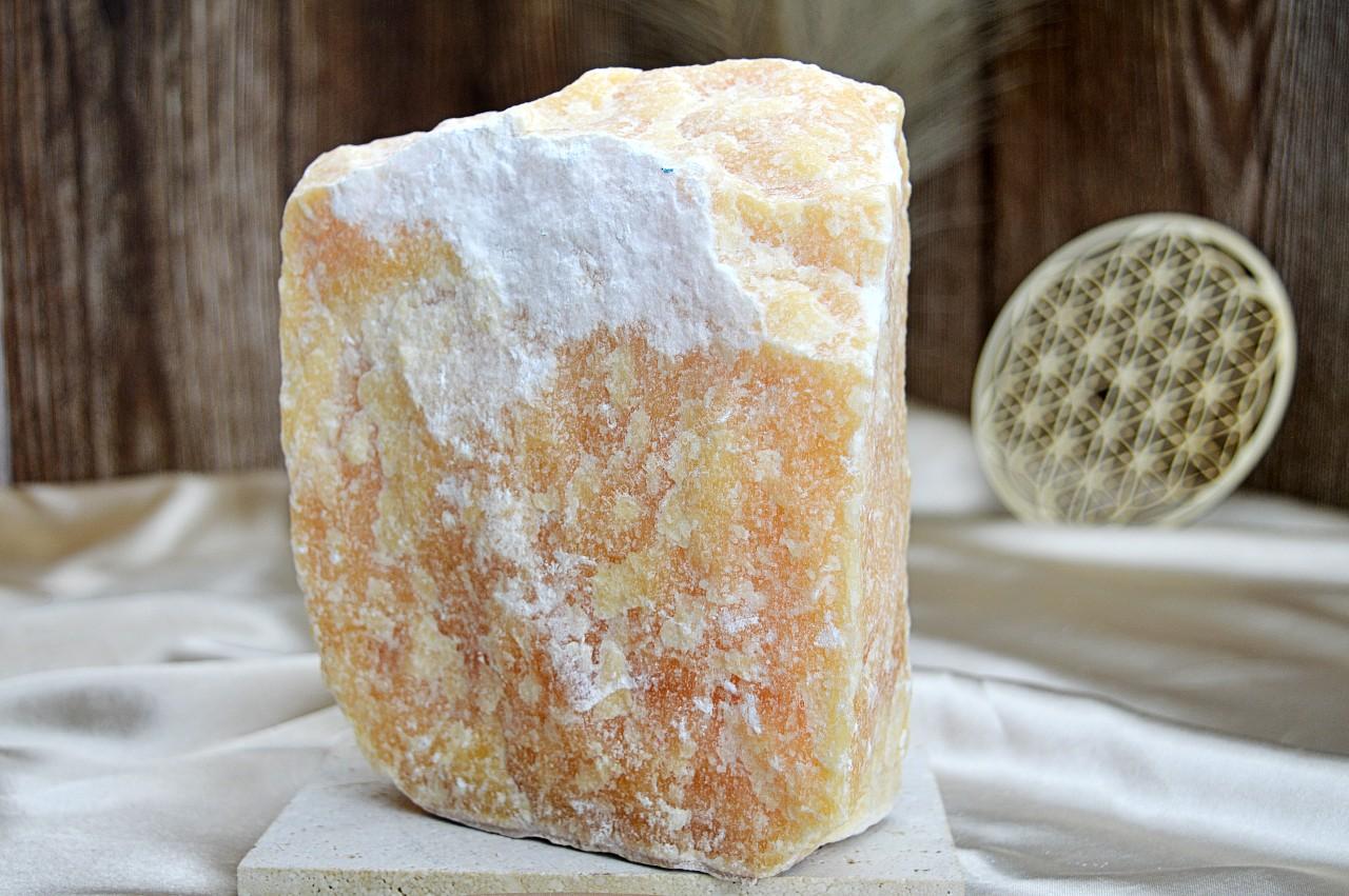 Surový KALCIT Oranžový #5 -3,23kg- - Radosť, Sexualita, Kreativita, Energia, Vzťahy – Obrázok 3