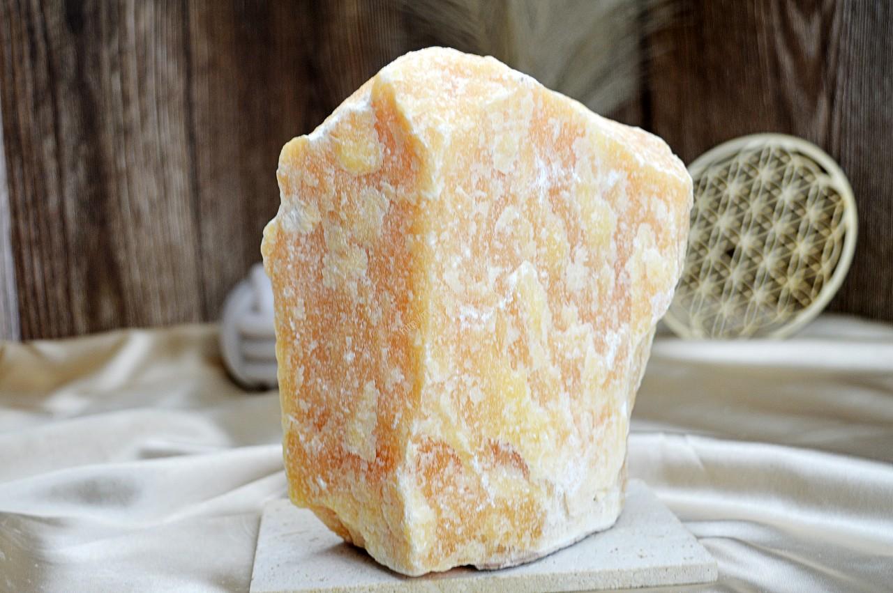 Surový KALCIT Oranžový #5 -3,23kg- - Radosť, Sexualita, Kreativita, Energia, Vzťahy