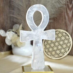 ANKH z KRIŠTÁĽU 17cm