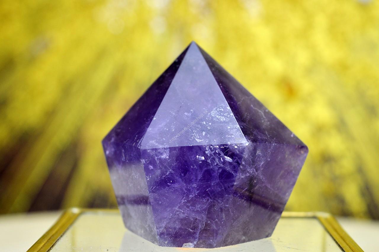 Generátor/obelisk Fialový plameň AMETYST #11 - Božskosť, Intuícia, Rovnováha, pokojný Spánok