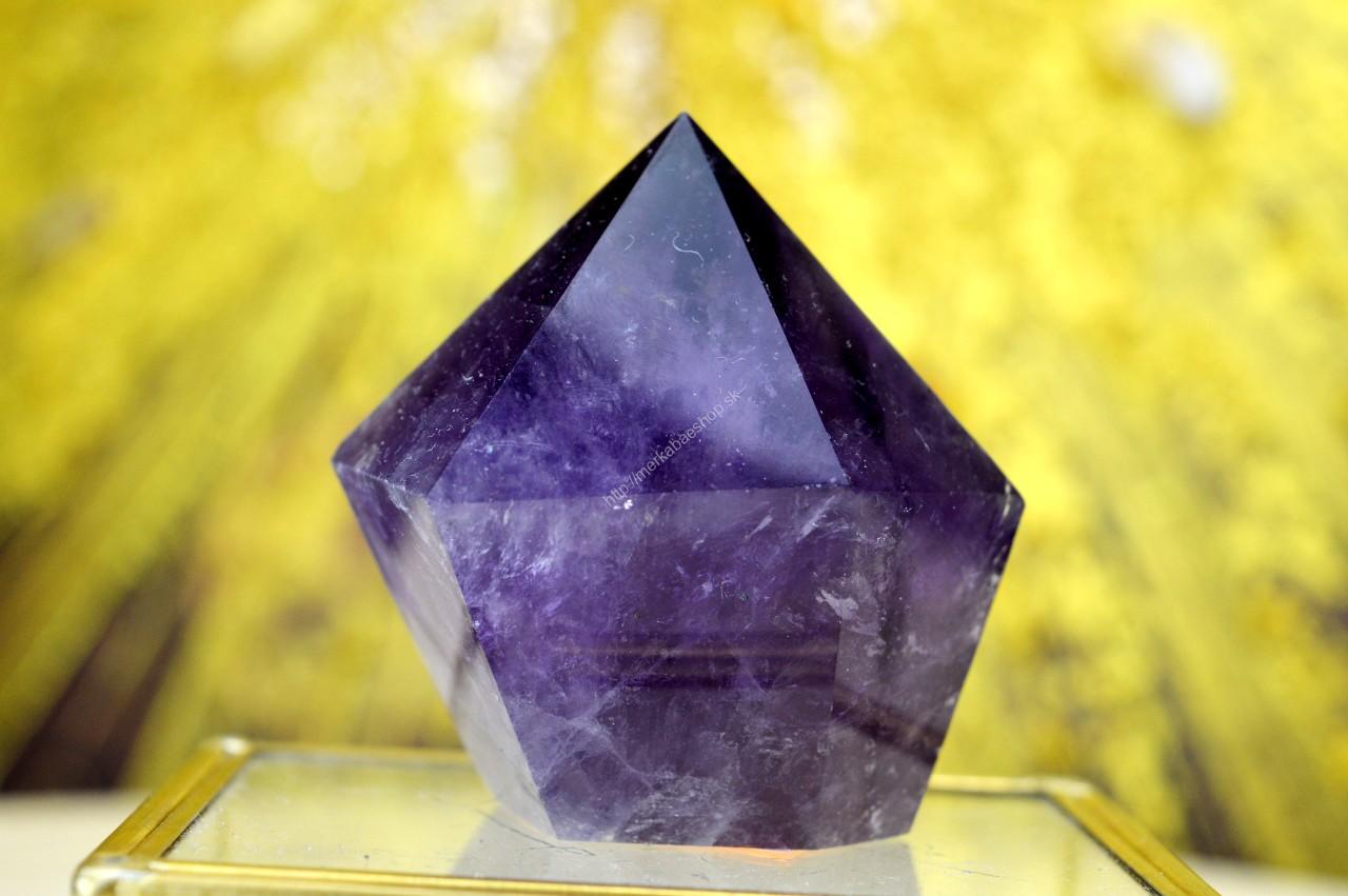 Generátor/obelisk Fialový plameň AMETYST #12 - Božskosť, Intuícia, Rovnováha, pokojný Spánok