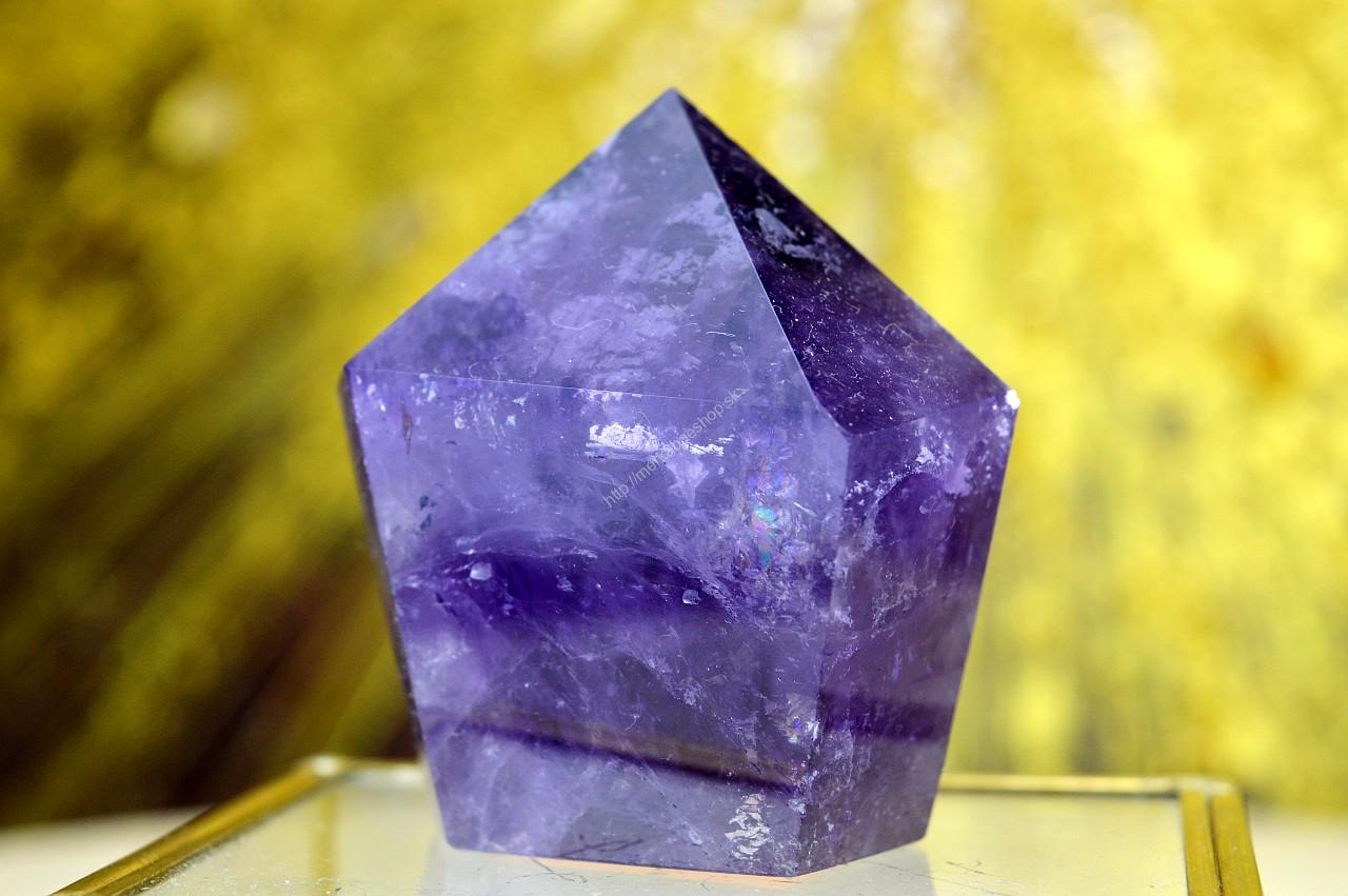 Generátor/obelisk Fialový plameň AMETYST #14 - Božskosť, Intuícia, Rovnováha, pokojný Spánok