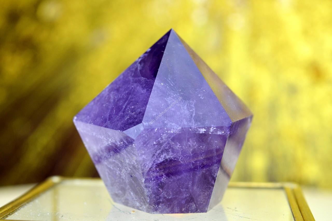 Generátor/obelisk Fialový plameň AMETYST #18 - Božskosť, Intuícia, Rovnováha, pokojný Spánok