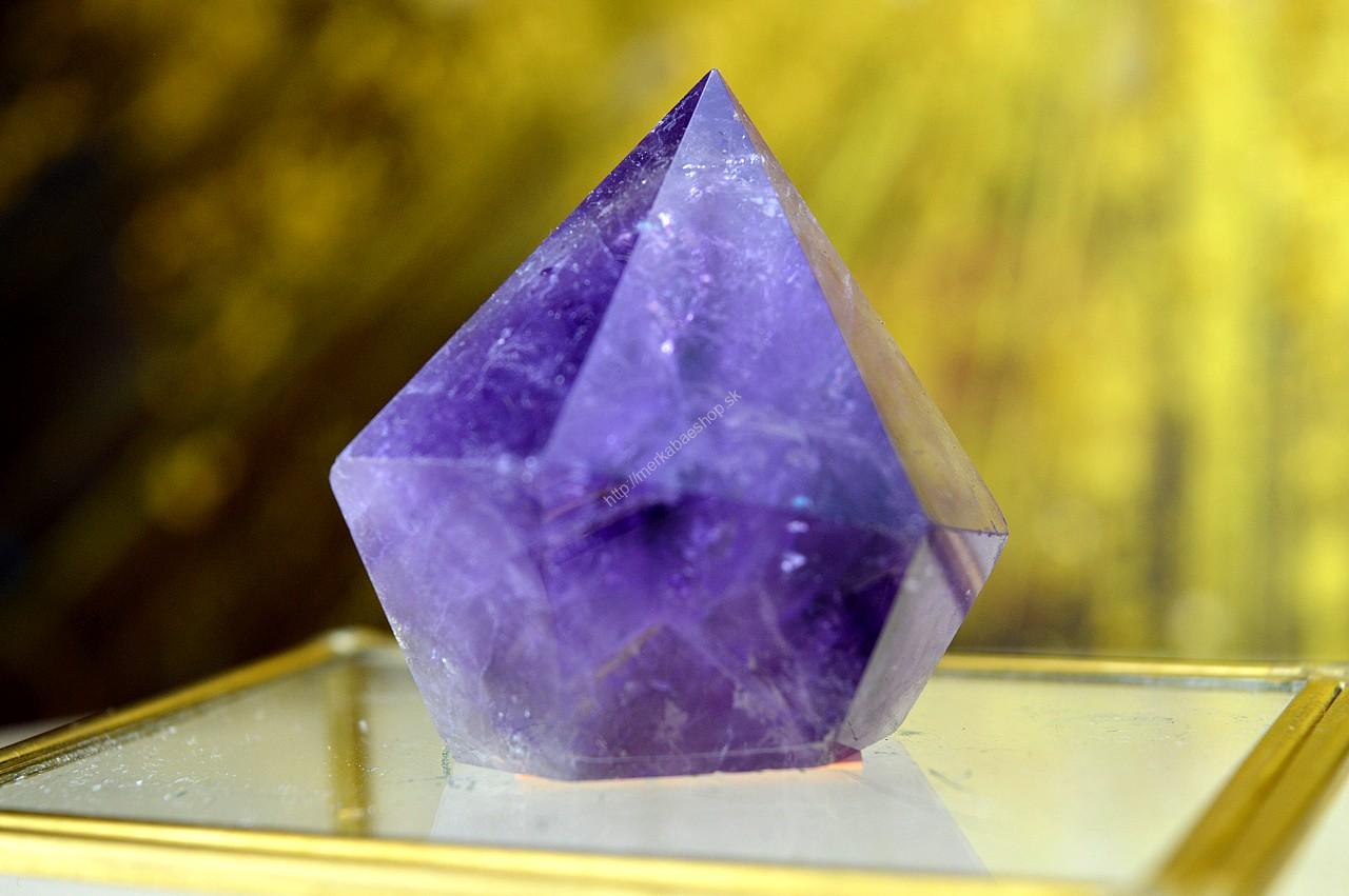Generátor/obelisk Fialový plameň AMETYST #21 - Božskosť, Intuícia, Rovnováha, pokojný Spánok