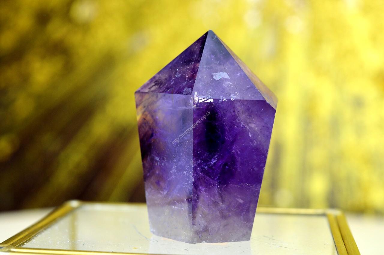 Generátor/obelisk Fialový plameň AMETYST #24 - Božskosť, Intuícia, Rovnováha, pokojný Spánok