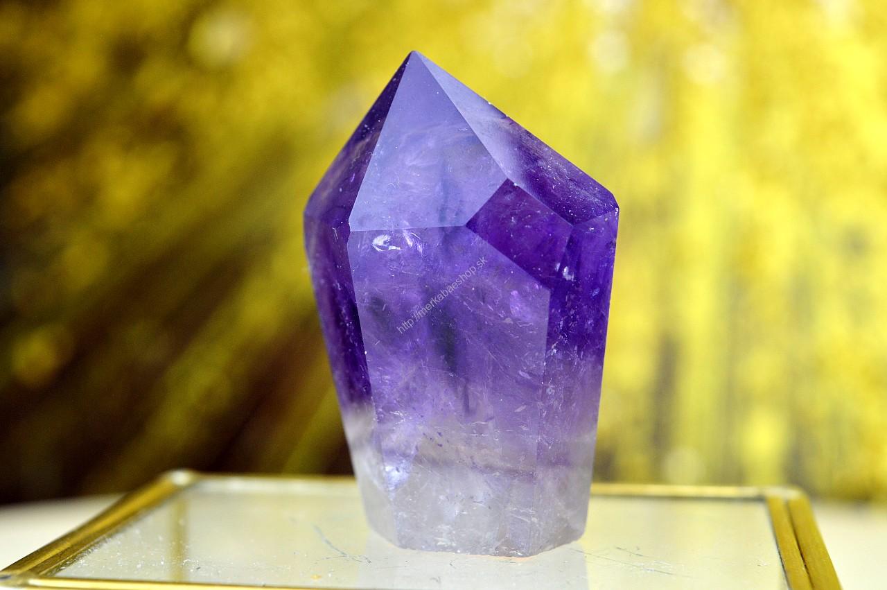 Generátor/obelisk Kryštál OKNO AMETYST #25 - Božskosť, Intuícia, Rovnováha, pokojný Spánok