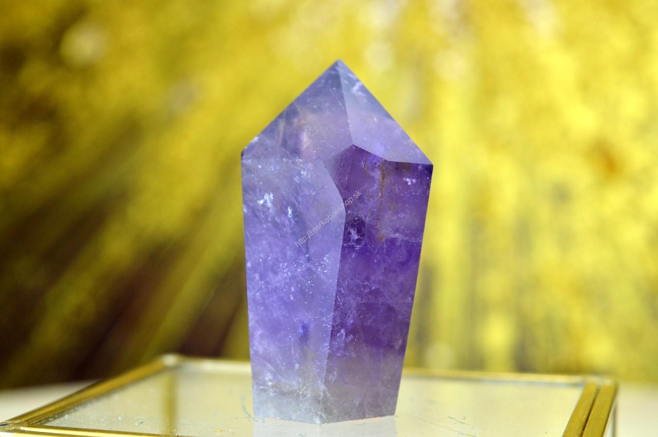 Generátor/obelisk Kryštál OKNO AMETYST #29 - Božskosť, Intuícia, Rovnováha, pokojný Spánok