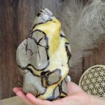 Plameň SEPTÁRIA  #1-Odvaha, Sebaistota, Hojnosť, Ochrana, Premena, Uzemnenie, Solar plexus 21 cm - 2,72kg