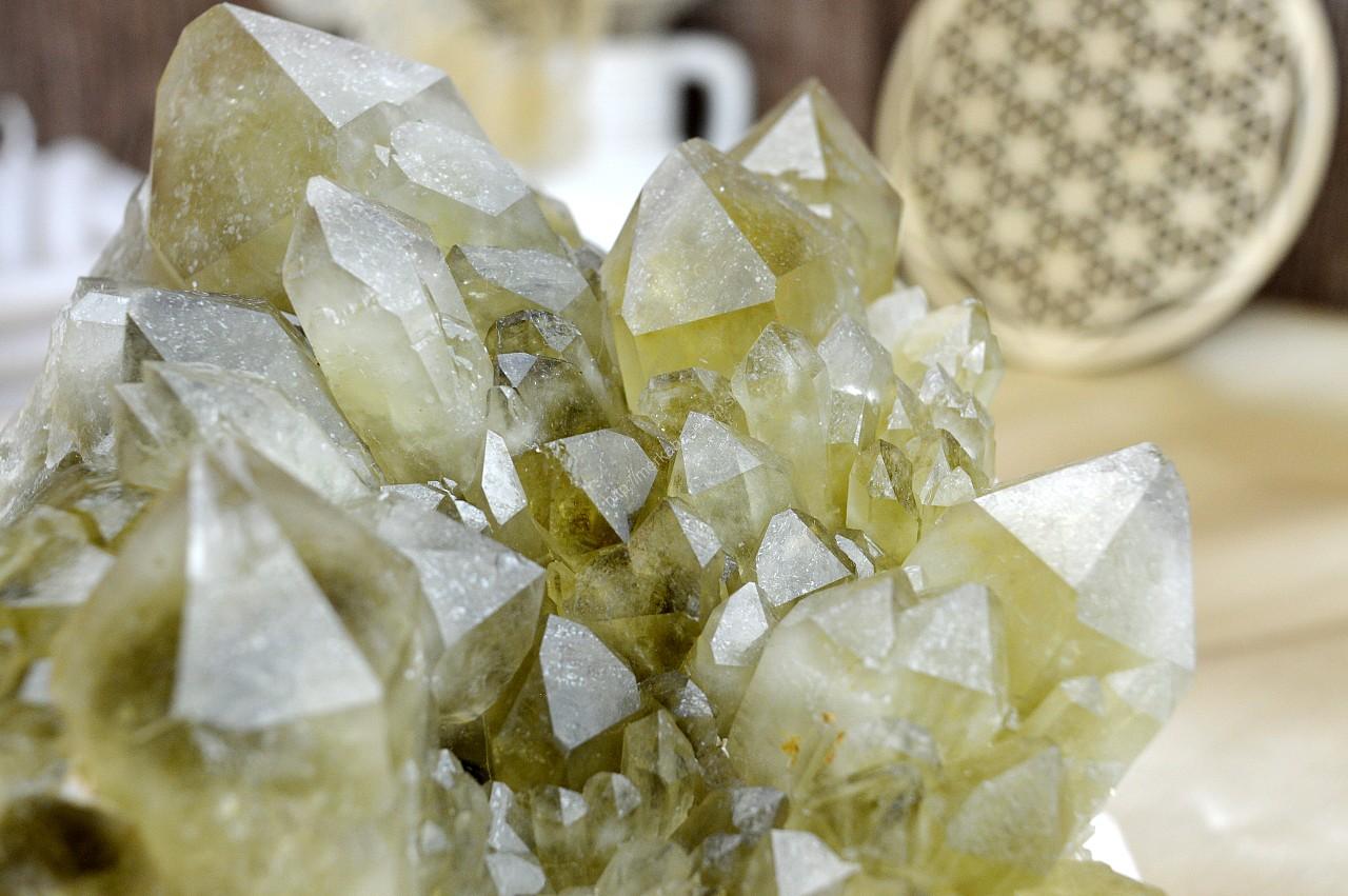 Drúza z pravého CITRÍNU CHANELING #2- Hojnosť, Radosť, Šťastie, Zdravé trávenie, Znižuje Strach a Obavy 1,63kg – Obrázok 4