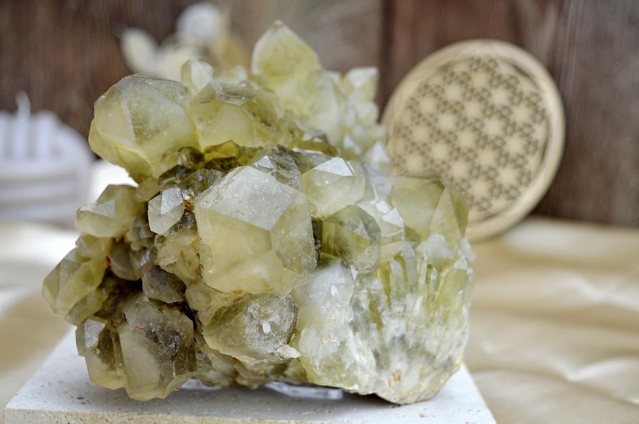 Drúza z pravého CITRÍNU CHANELING #2- Hojnosť, Radosť, Šťastie, Zdravé trávenie, Znižuje Strach a Obavy 1,63kg – Obrázok 3