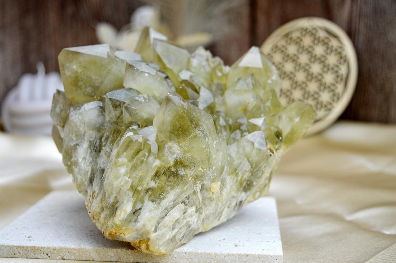 Drúza z pravého CITRÍNU CHANELING #2- Hojnosť, Radosť, Šťastie, Zdravé trávenie, Znižuje Strach a Obavy 1,63kg – Obrázok 5