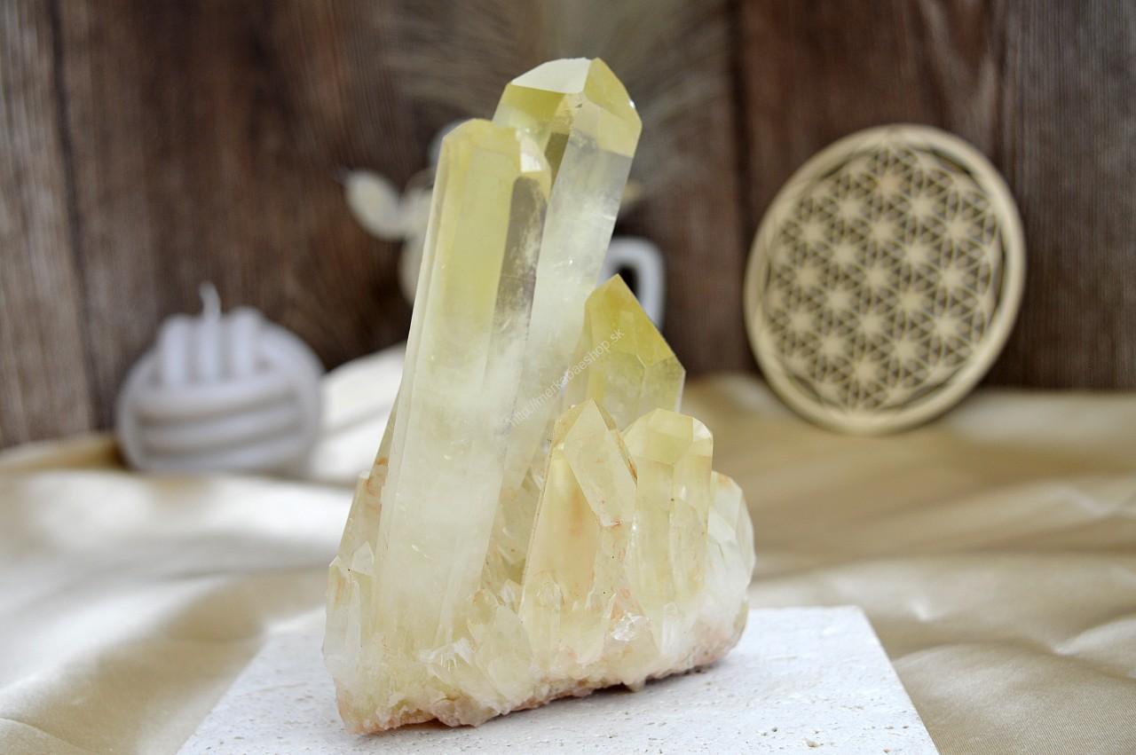 Drúza z pravého CITRÍNU CHANELING #4- Hojnosť, Radosť, Šťastie, Zdravé trávenie, Znižuje Strach a Obavy – Obrázok 5